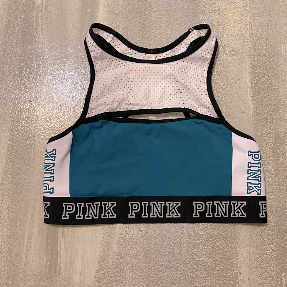 Pink Victoria’s Secret Sports Bra Crop Top